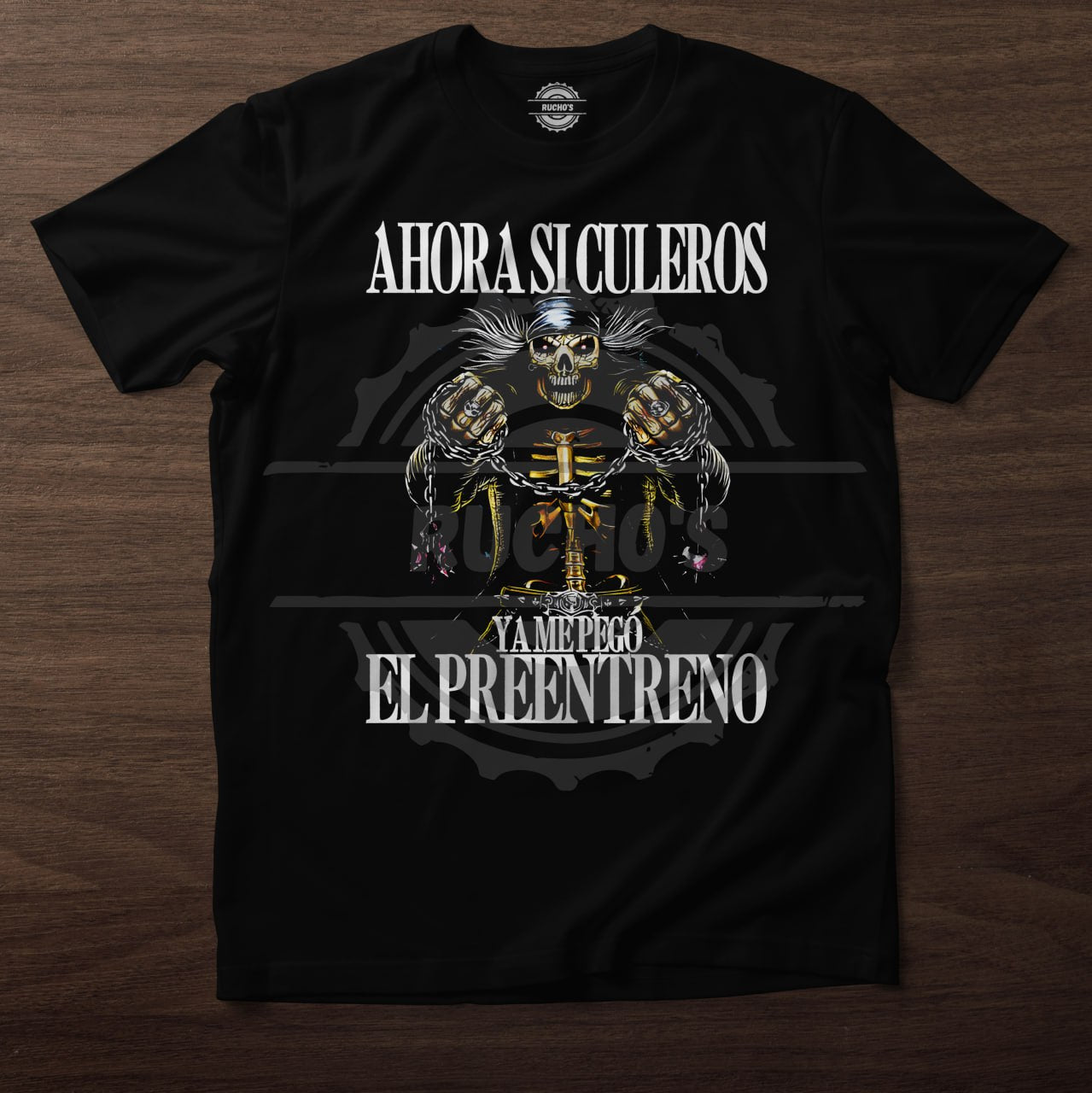 Playera Ahora sí culeros, ya me pegó el preentreno