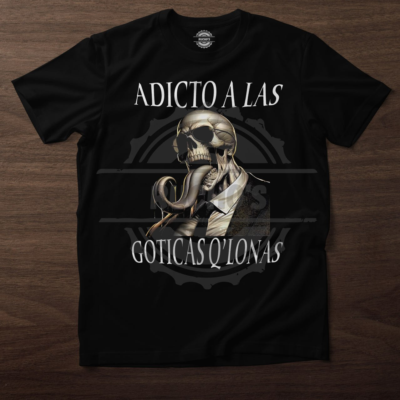 Playera Adicto a las goticas q’lonas