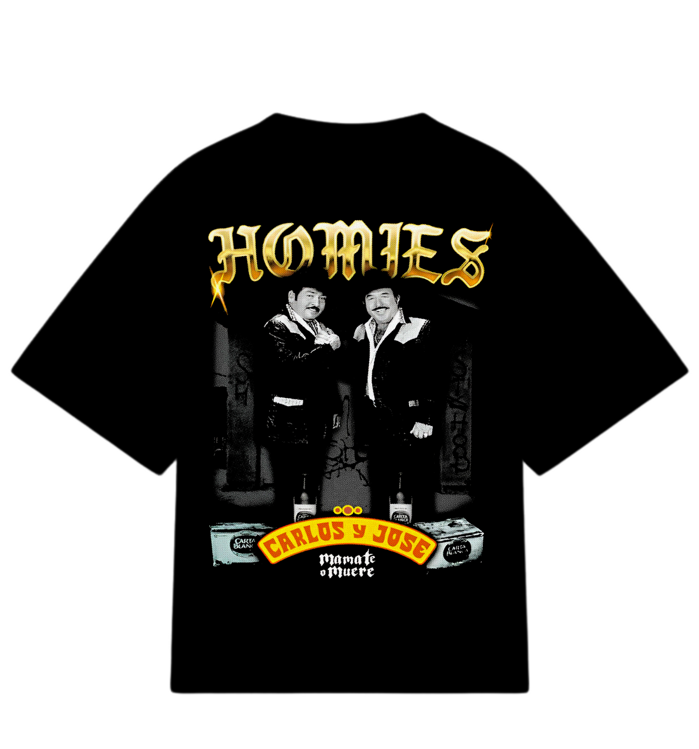 Playera Homies Carlos y José