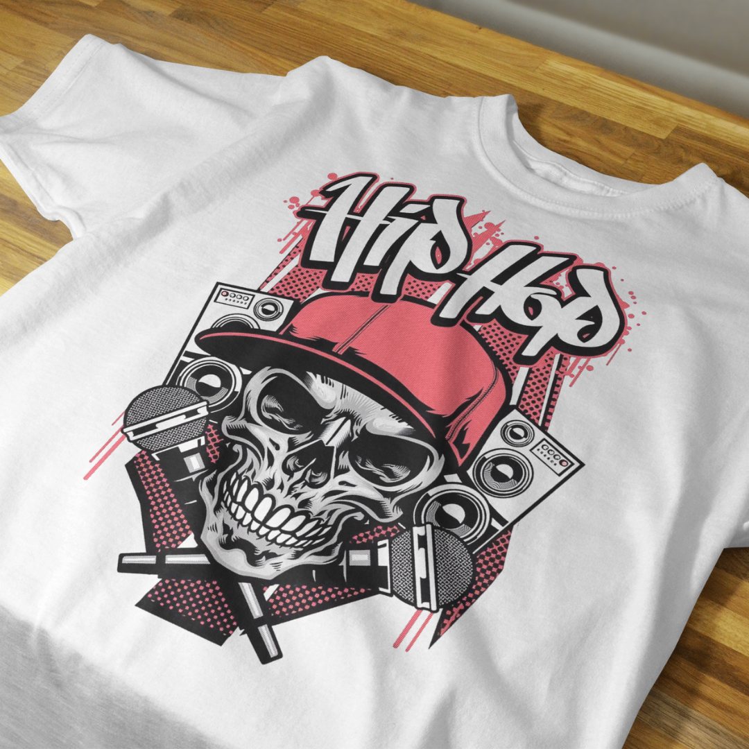 Playera Hip Hop Skull