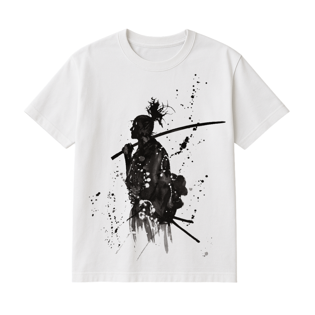 Playera Samurai en Batalla