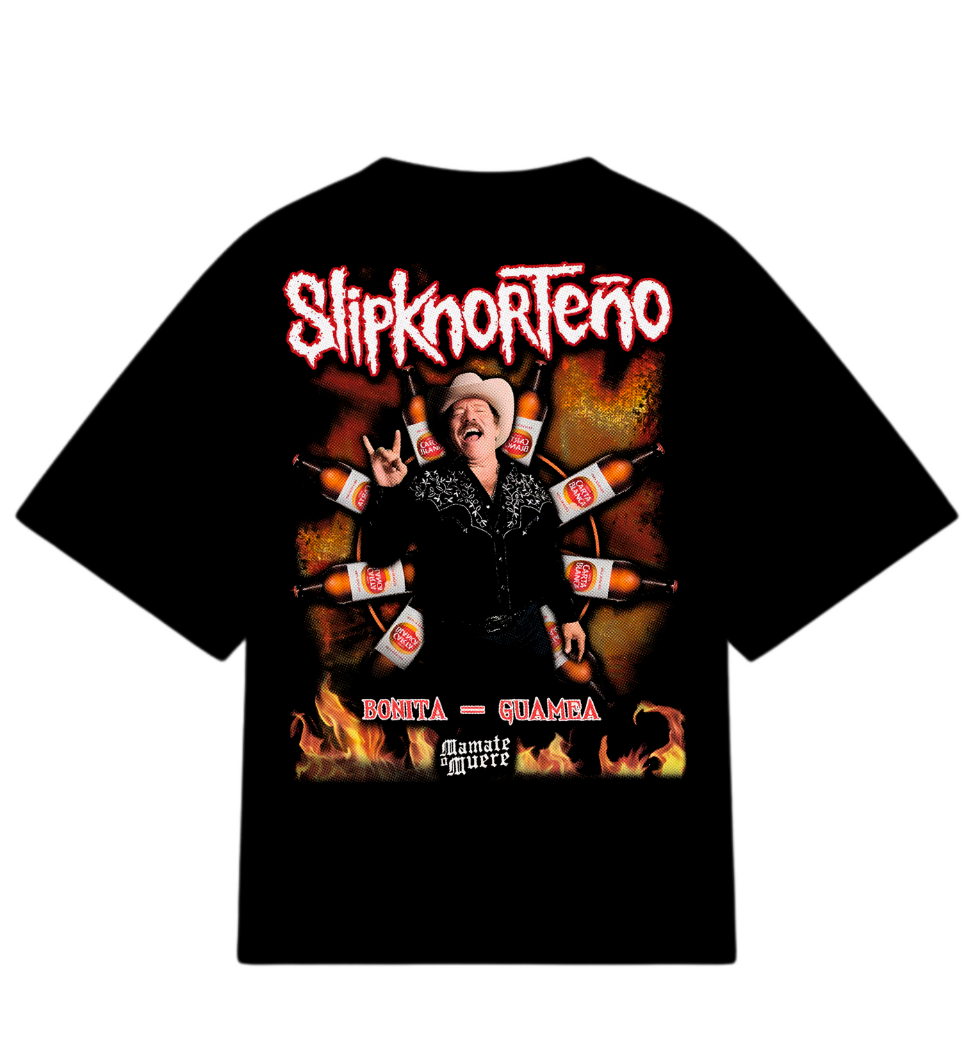 Playera Slipnorteño Bonita Guamea Mamate o Muere