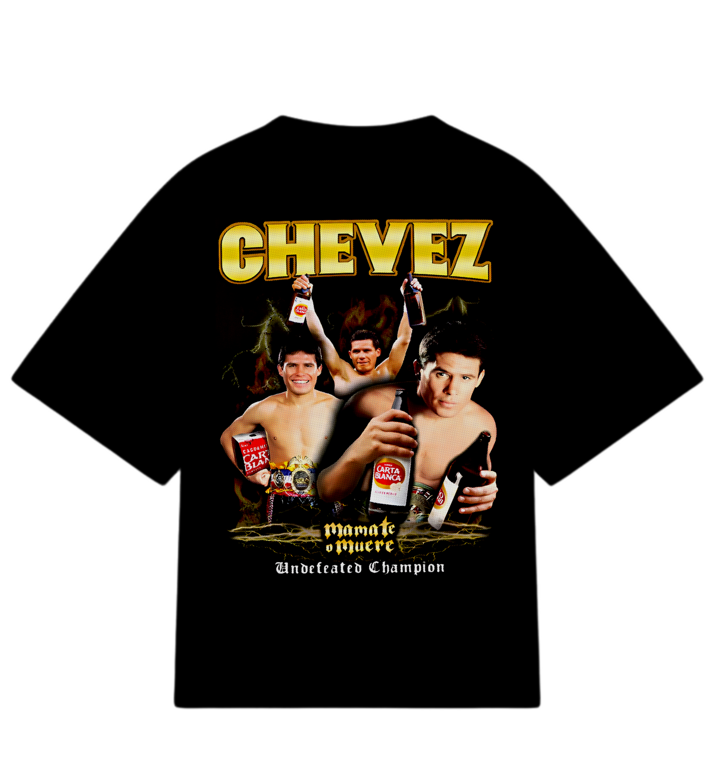 Playera Chevez Undefeated Champion Mamate o Muere