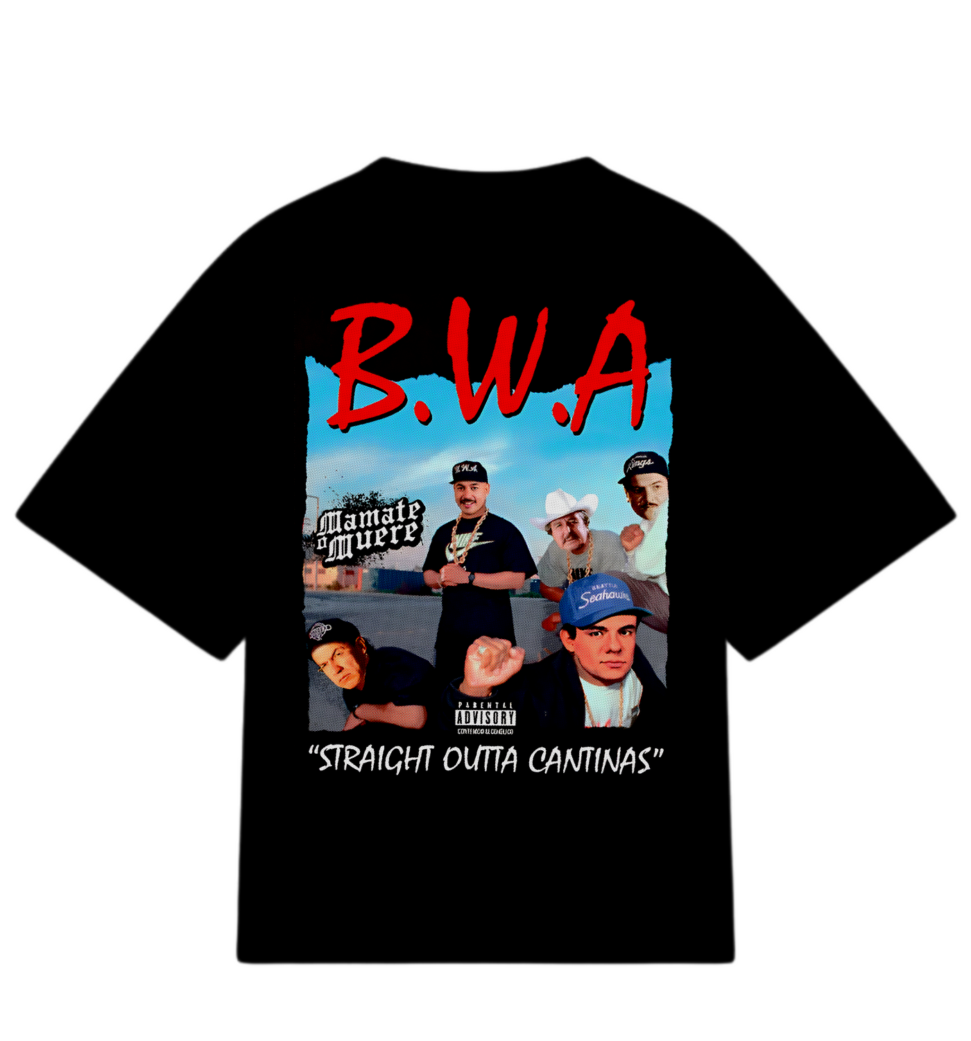 Playera B.W.A. Straight Outta Cantinas