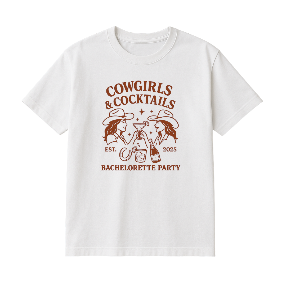 Playera Cowgirls and cocktails Club 2