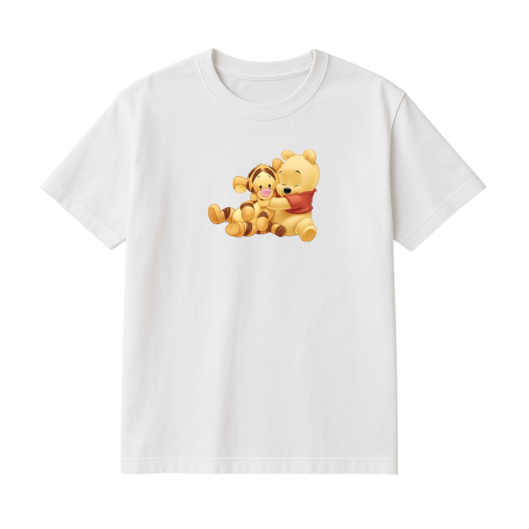 Playera Osito y Tigre Amigos