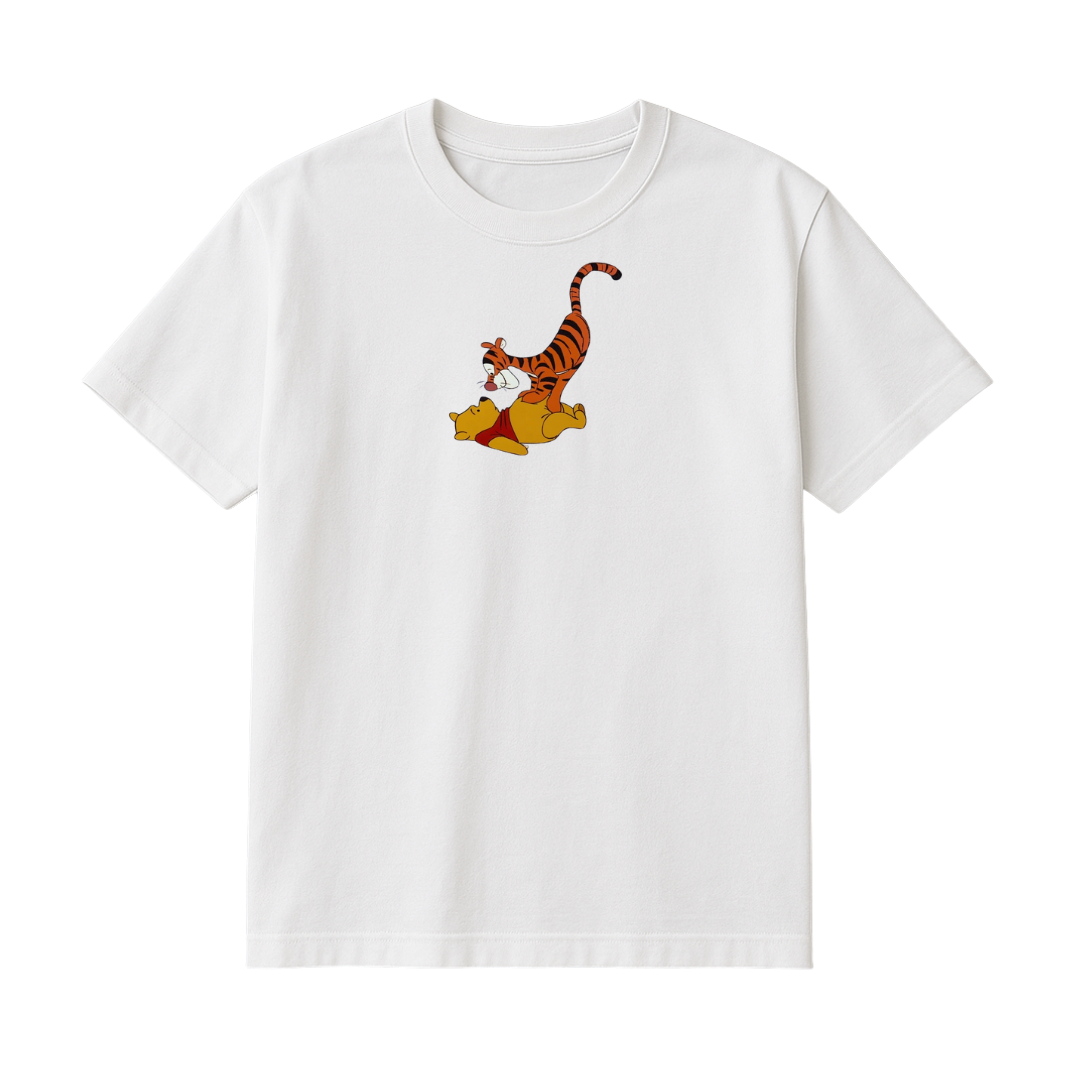 Playera Juego Tigre y Osito