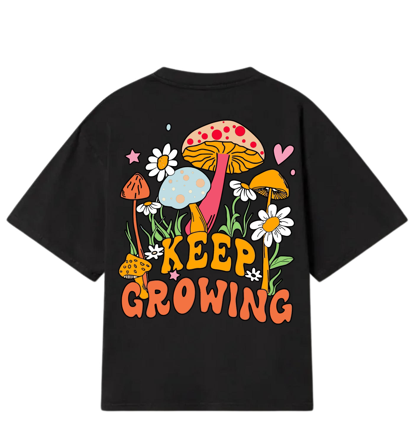 Playera Keep Growing Hongos Mágicos