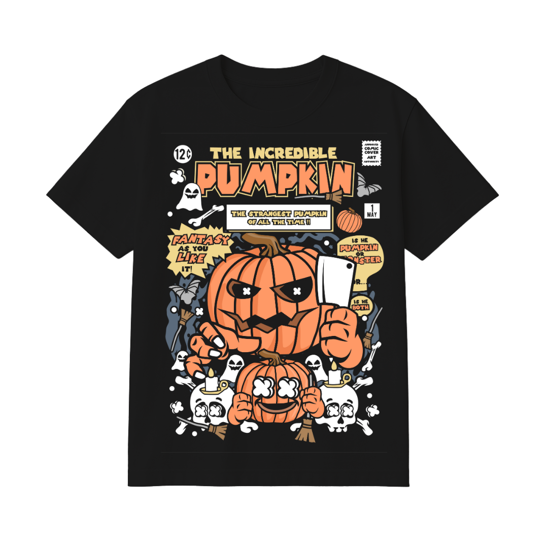 Playera Playera Comic Pumpkin Style