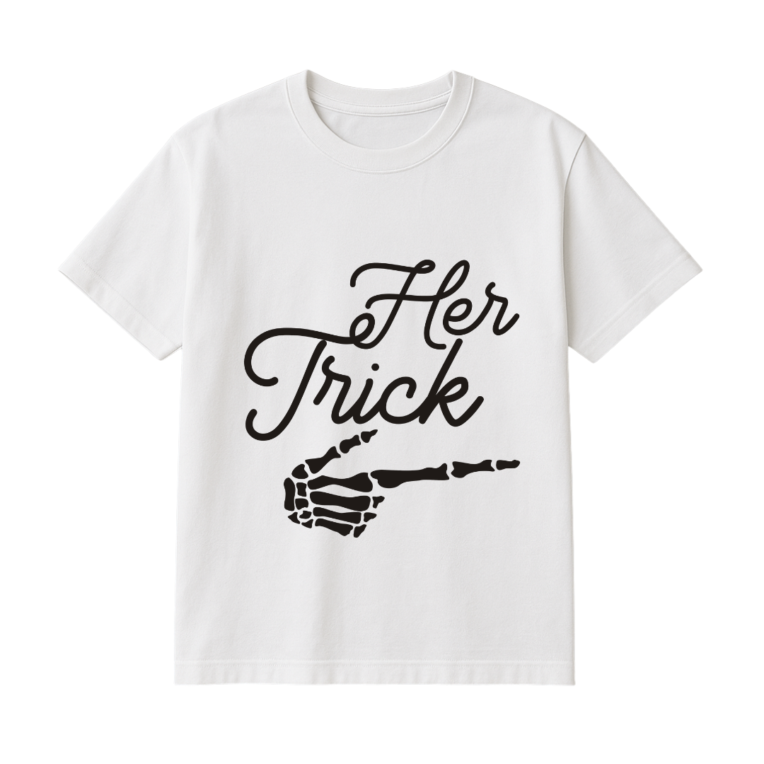 Playera Her Trick Skeleton