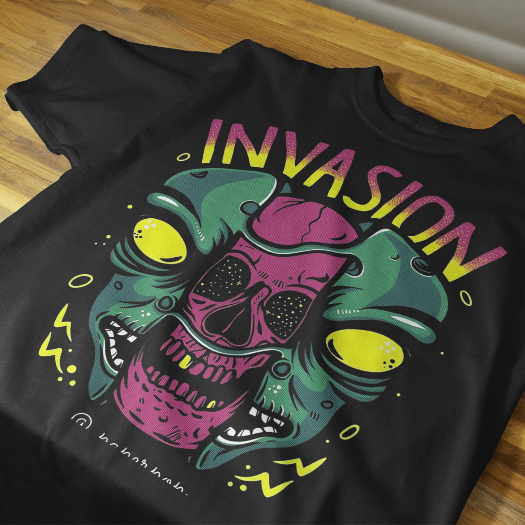 Playera Invasion Skull