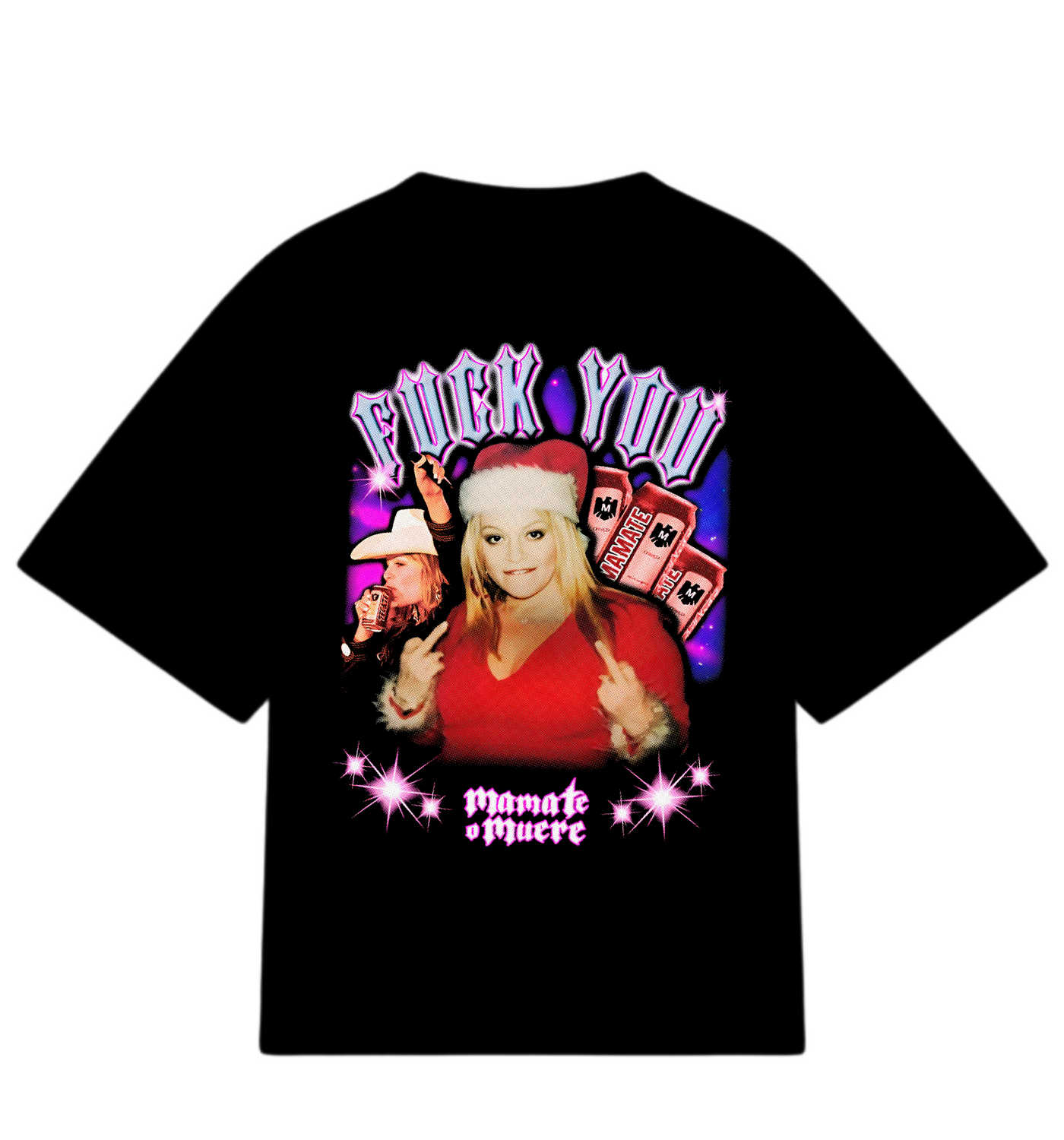 Playera Fuck You Mámate o Muere
