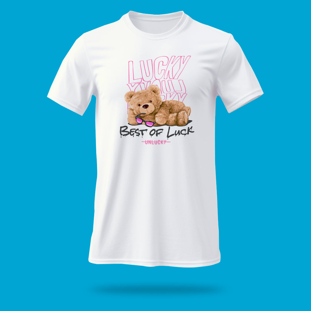 Playera Best of Luck Osito Chill