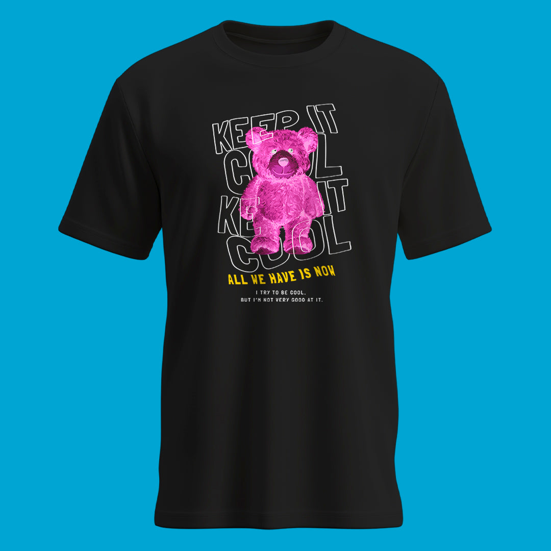 Playera Keep It Cool Osito Rosa