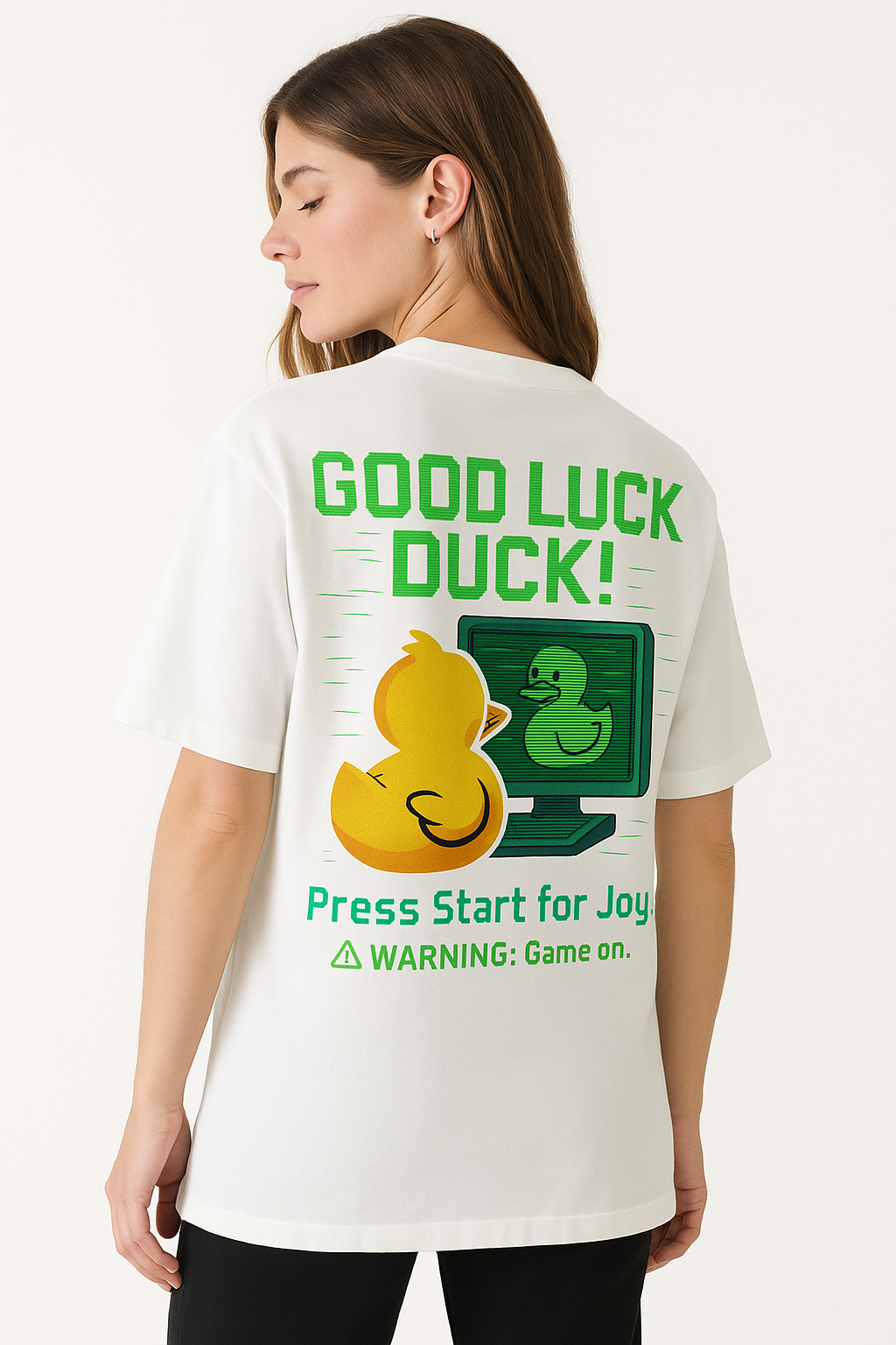 Playera Good Luck Duck - Game Time