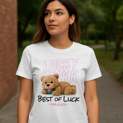 Playera Best of Luck Osito Chill