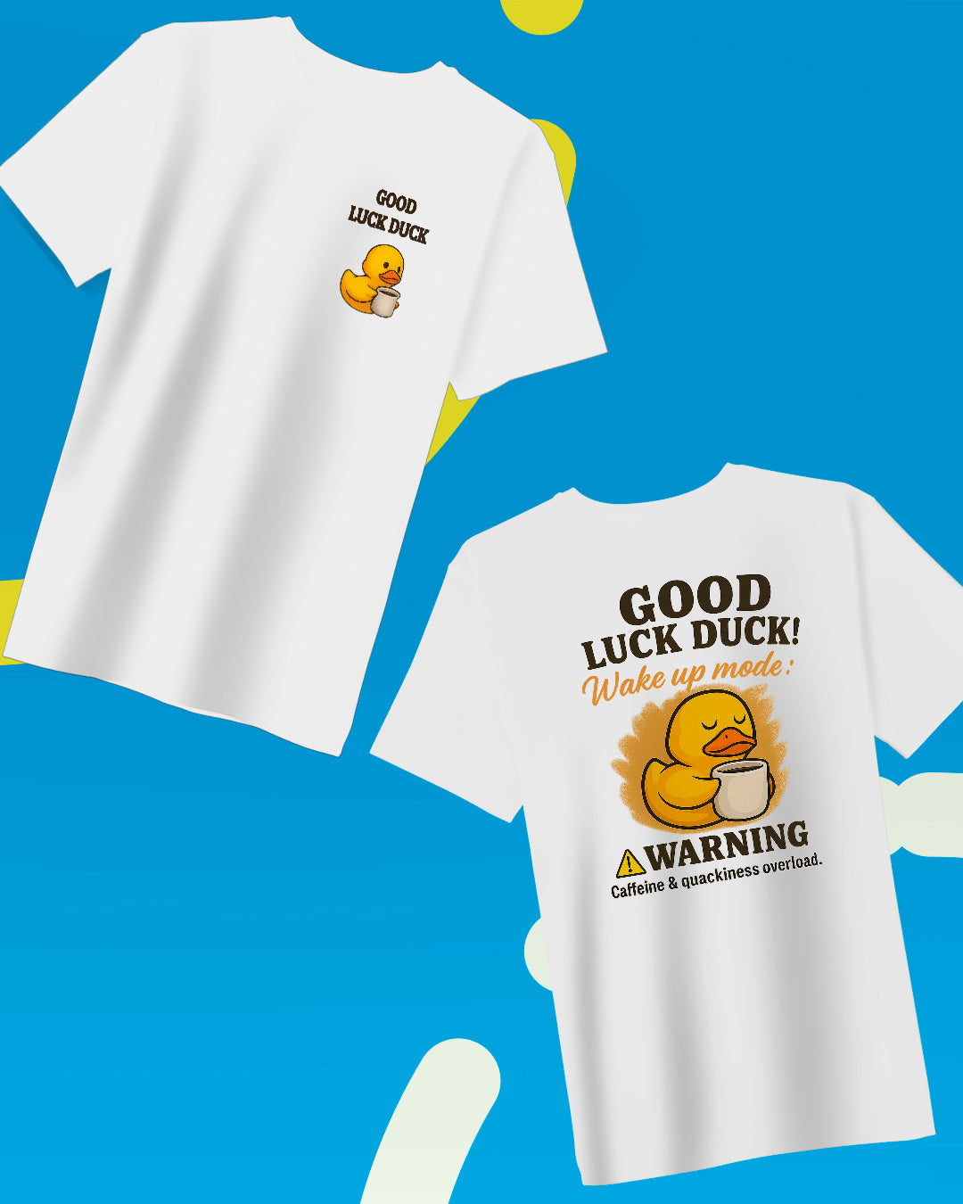 Playera Good Luck Duck – Modo Café