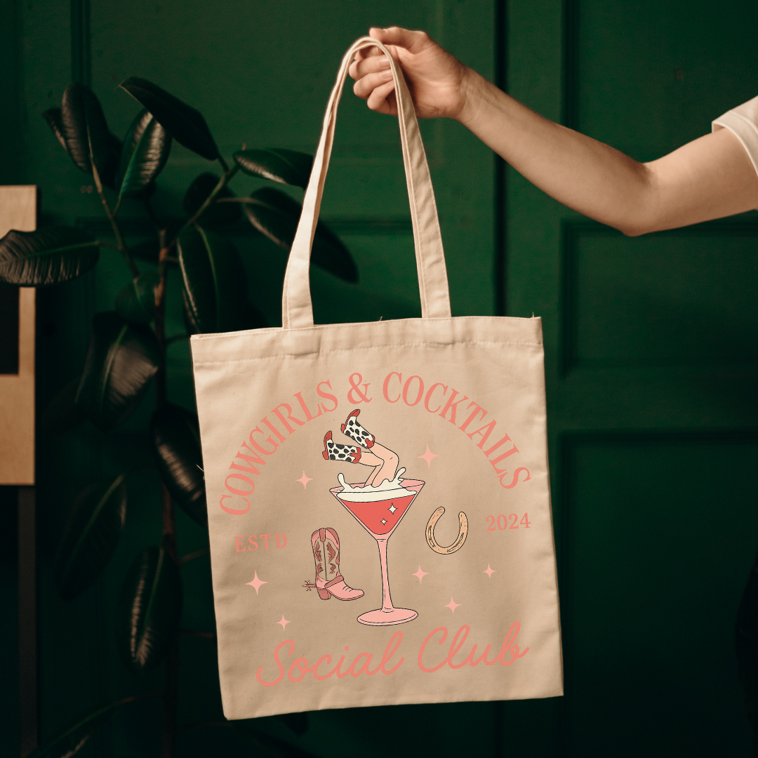 Tote Cowgirls and cocktails Club 2