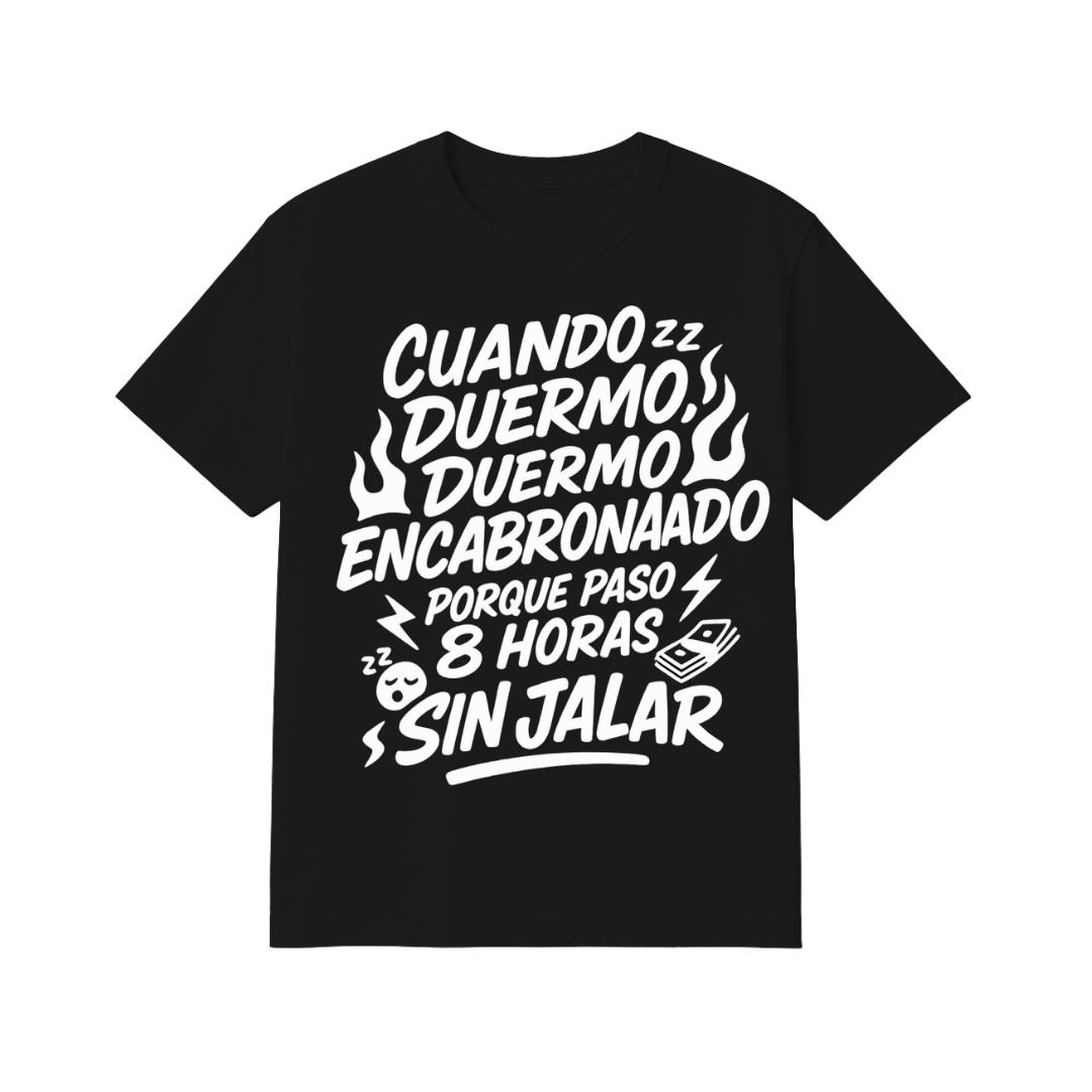 Playera 8 horas sin jalar