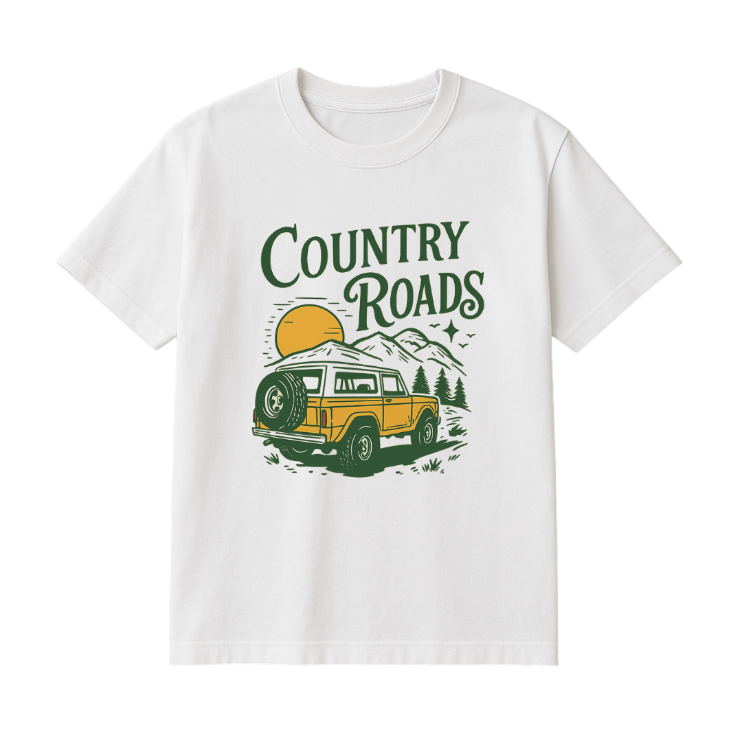 Playera Country Roads