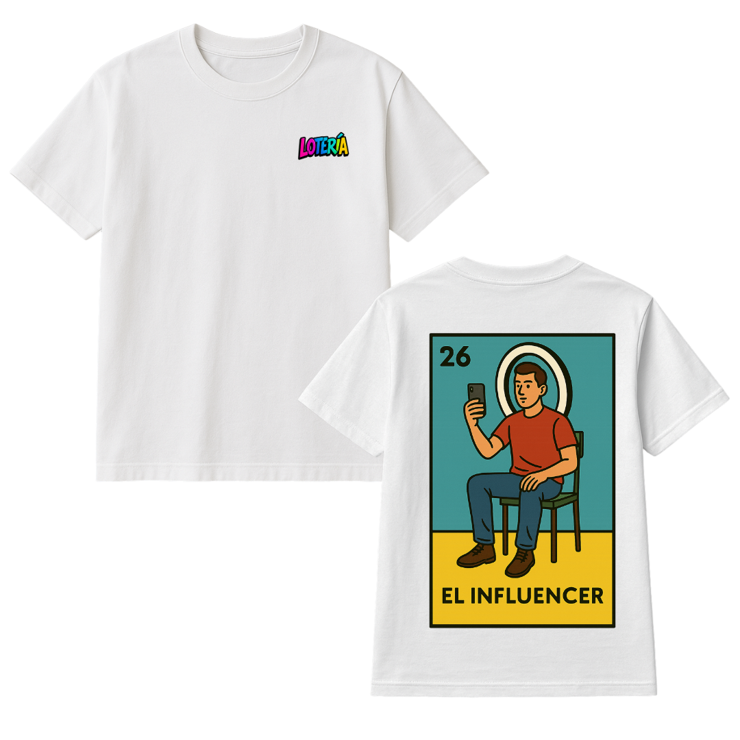 Playera Lotería Influencer