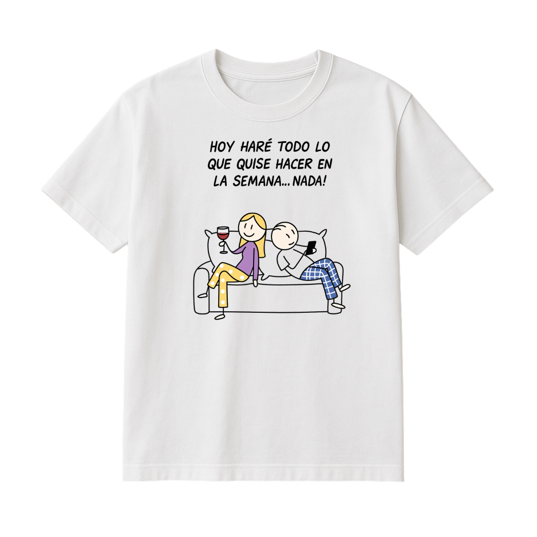 Playera Mood - No hacer NADA