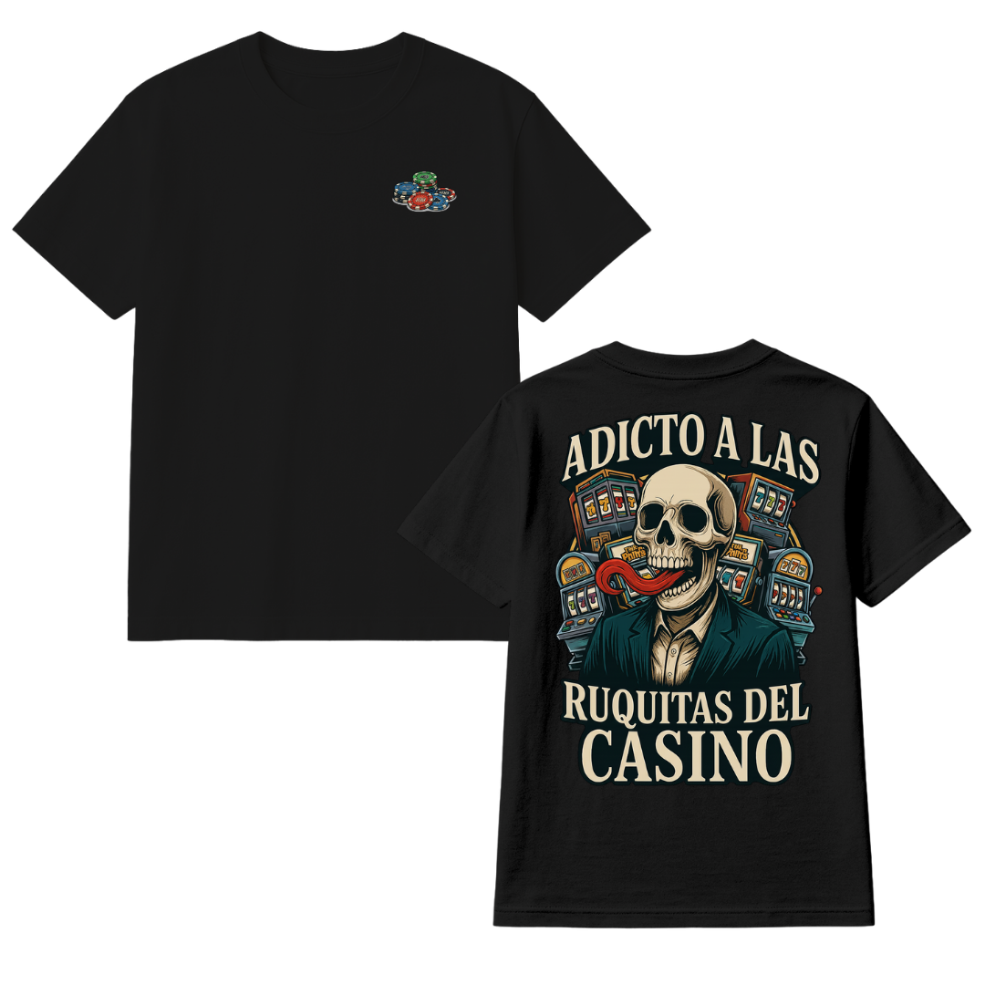 Playera Adicto a las Rucas del Casino
