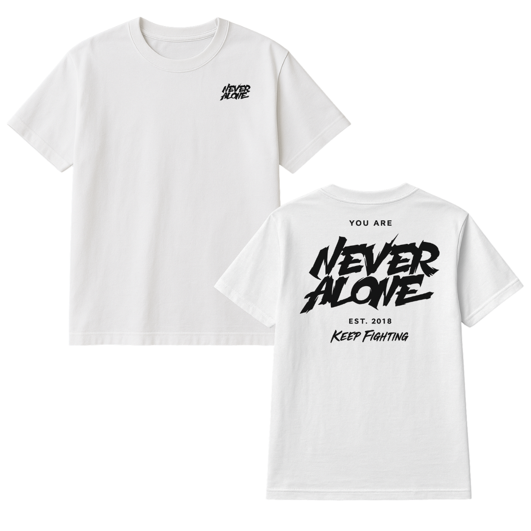 Playera Never Alone