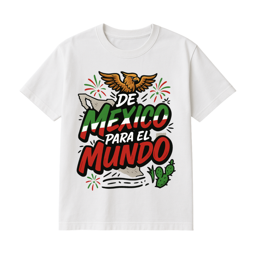 Playera de mexico para el mundo