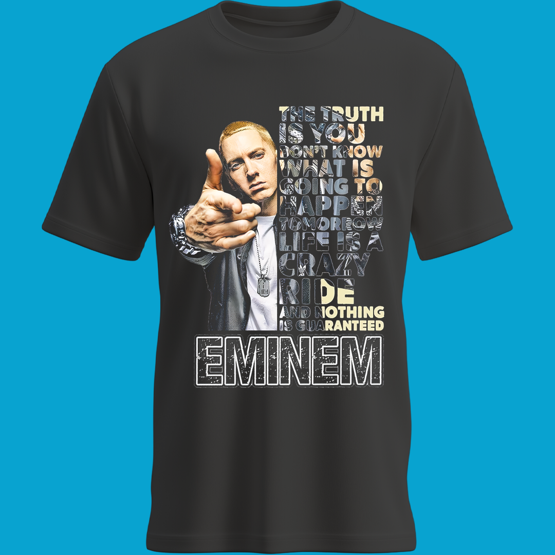 Playera Eminem – Frase Icónica del Rap