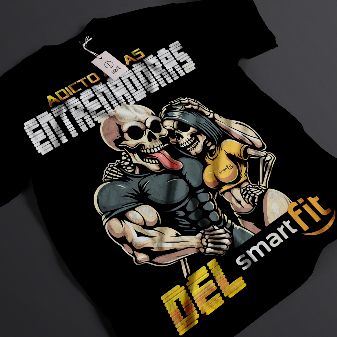 Playera Adicto a las entrenadoras del Smart Fit