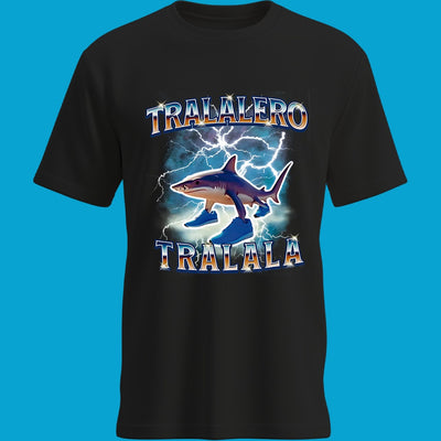 Playera Tralalero Tralala | Tiburón con Tenis y Relámpagos en Diseño Divertido