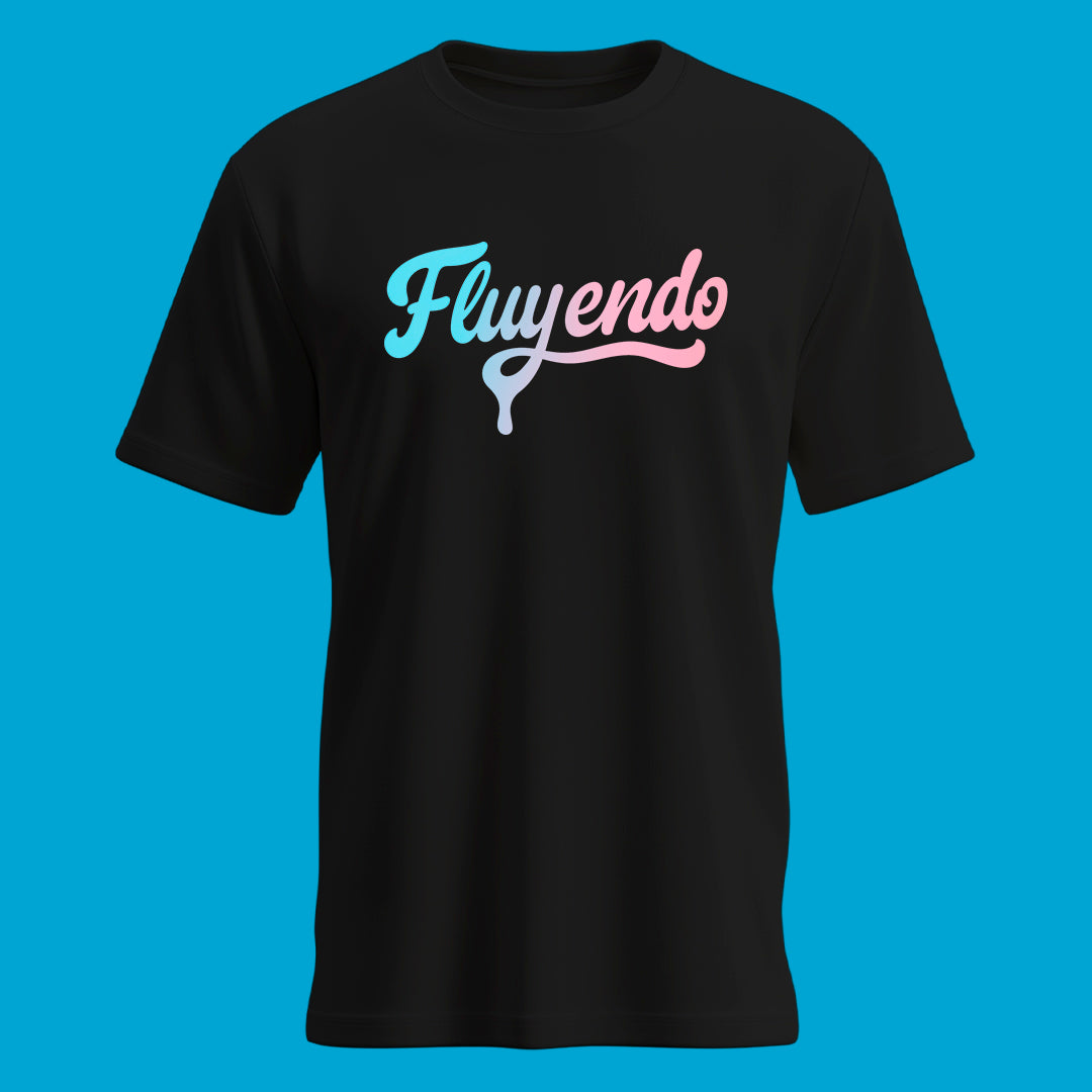 Playera Fluyendo Cursiva