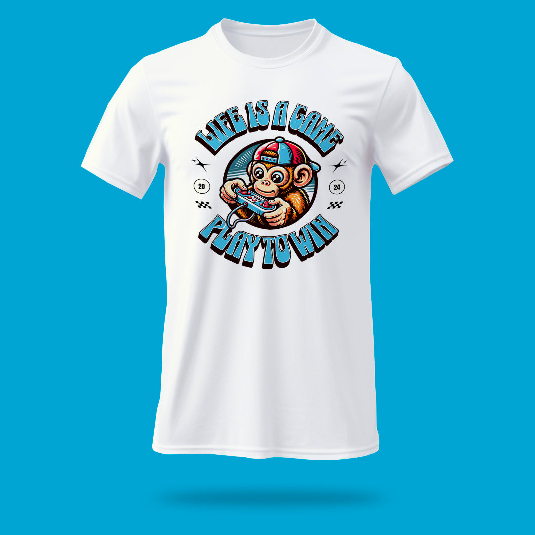 Playera Life is a Game Play to Win