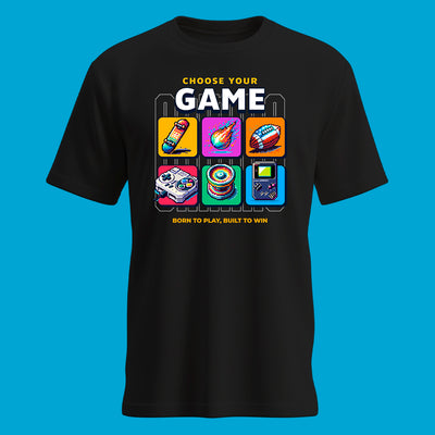 Playera Choose Your Game Pixel Art