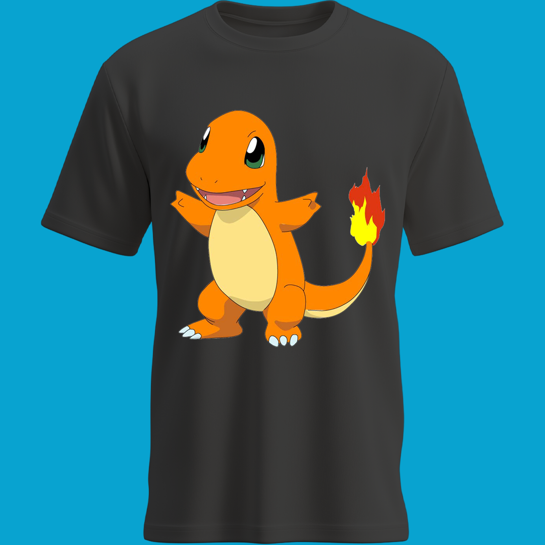 Playera Charmander Clásico - Estilo Retro Pokémon | Fuego y Nostalgia