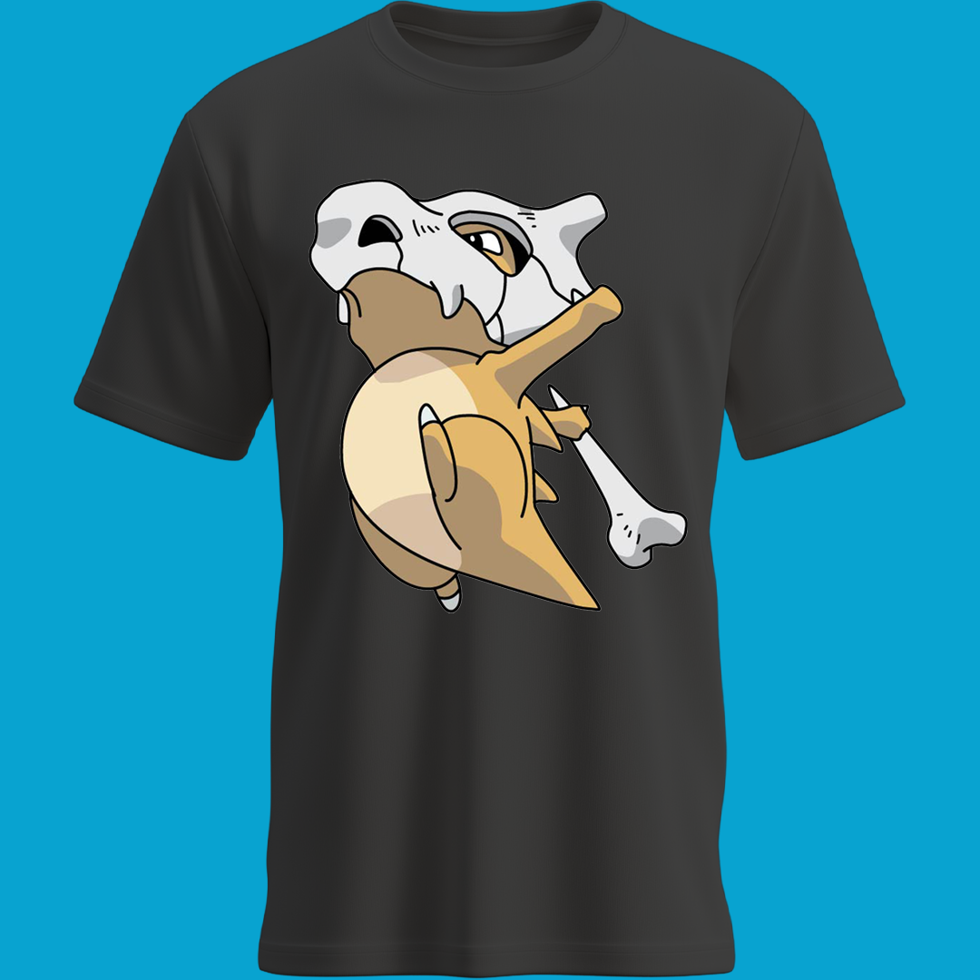 Camiseta Cubone Hueso Valiente | Pokémon Nostálgico para Fans de Kanto