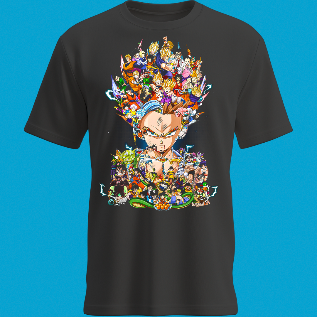 Dragon Ball – Vegeta con todos los personajes